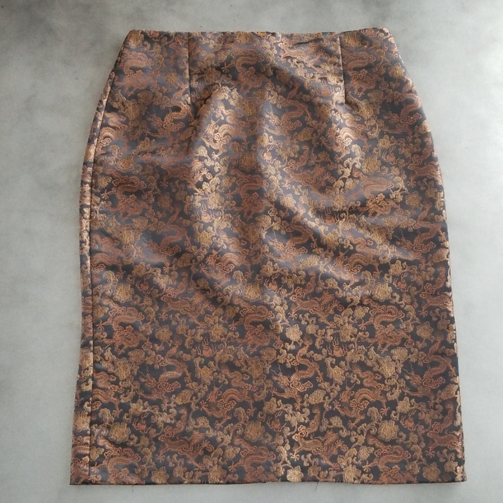 Heart moon star dragon skirt medium